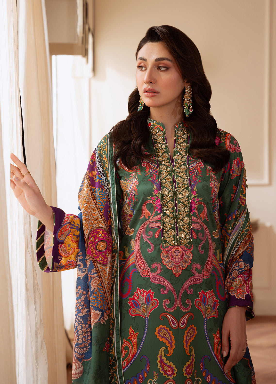 Majestic Mosaic | VELOURE PRINTED SILK | GULAAL