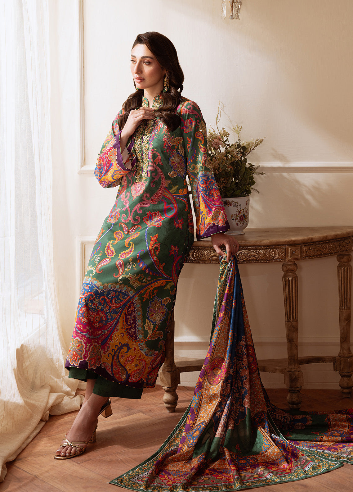 Majestic Mosaic | VELOURE PRINTED SILK | GULAAL