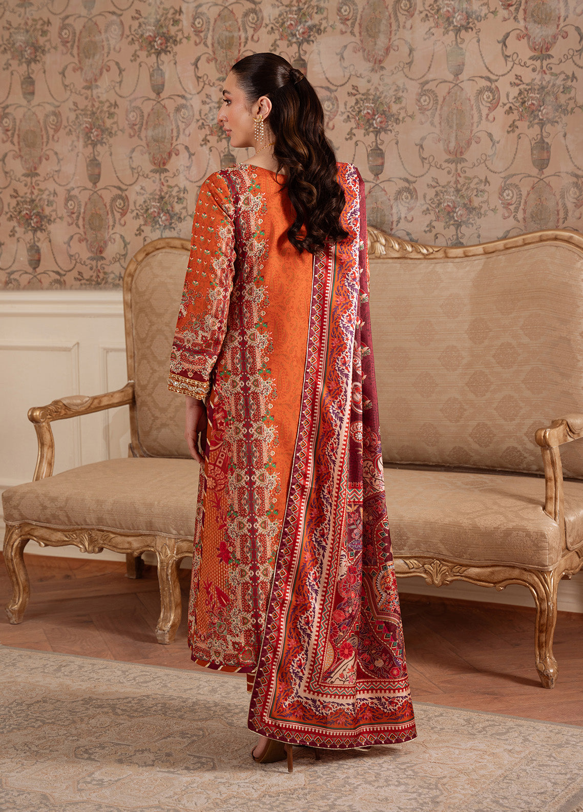 Rustic Regalia | VELOURE PRINTED SILK | GULAAL