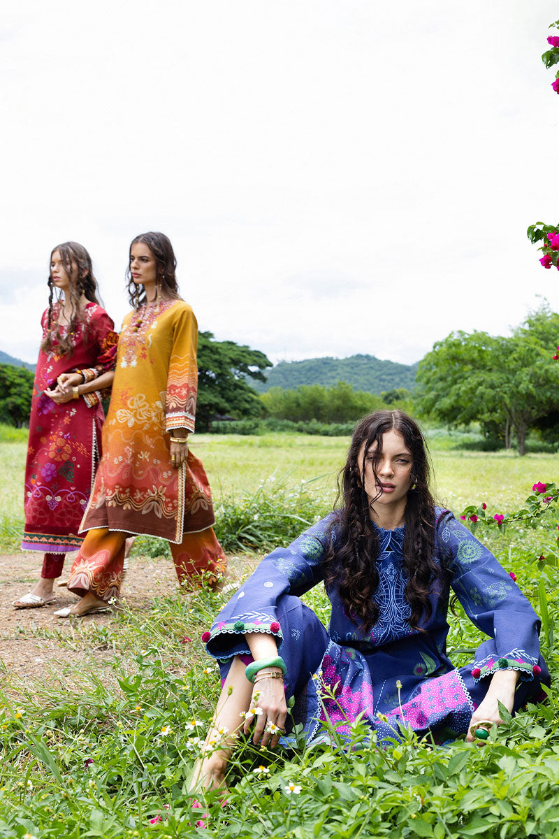 Amor Grito | Mirasol Unstitched Printed Cambric | Mushq