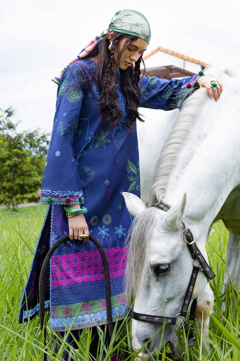 Amor Grito | Mirasol Unstitched Printed Cambric | Mushq