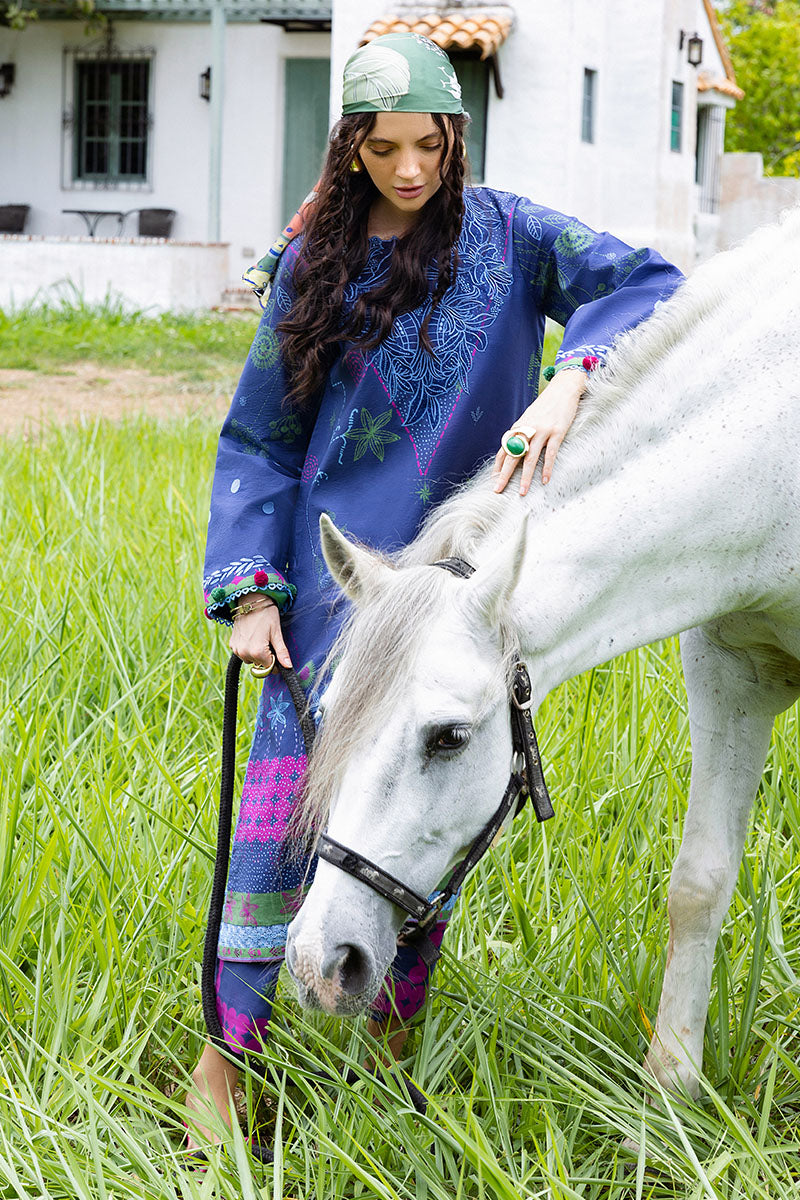 Amor Grito | Mirasol Unstitched Printed Cambric | Mushq