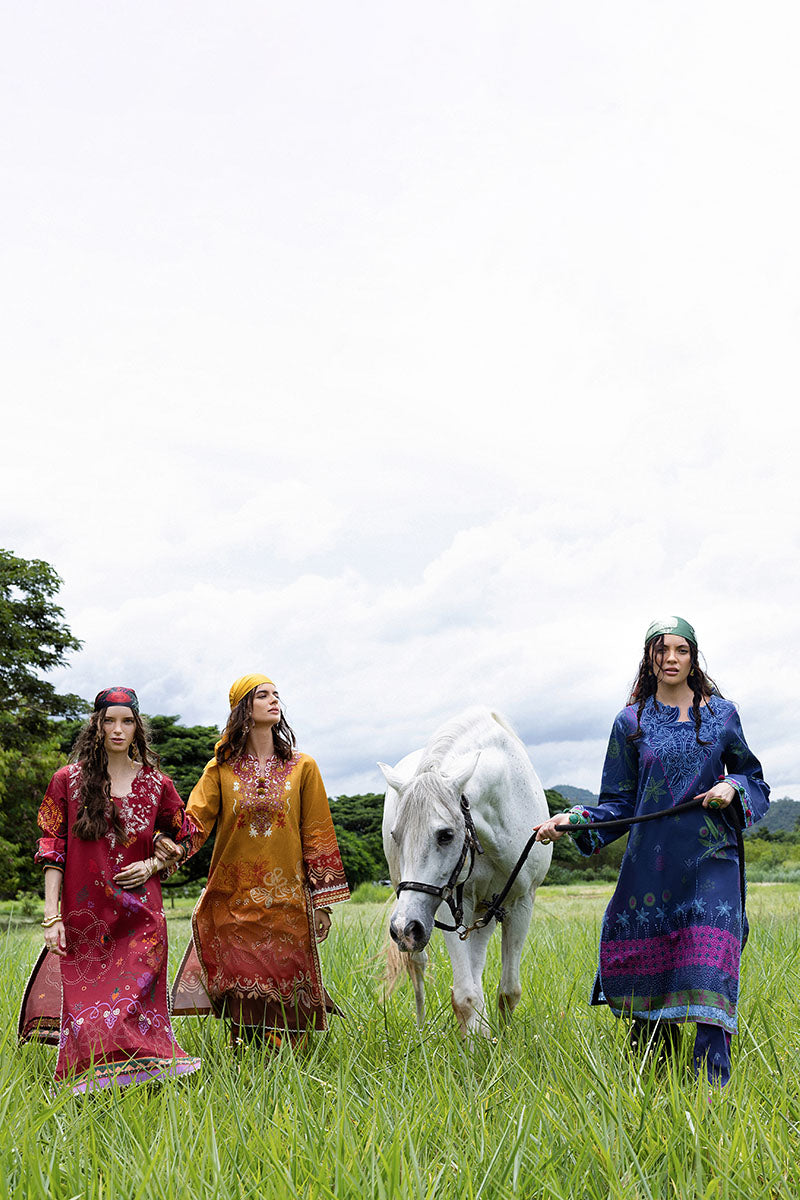 Amor Grito | Mirasol Unstitched Printed Cambric | Mushq