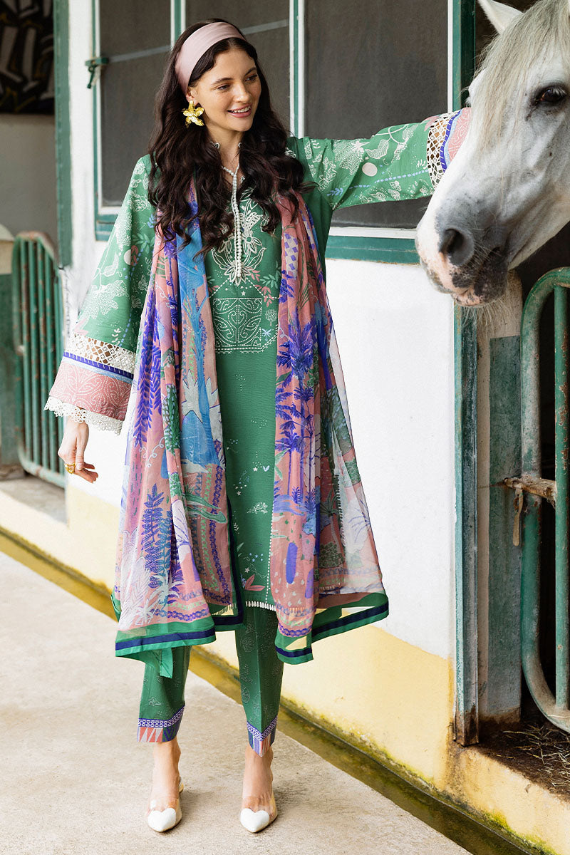 Flor Jazmin | Mirasol Unstitched Printed Cambric | Mushq