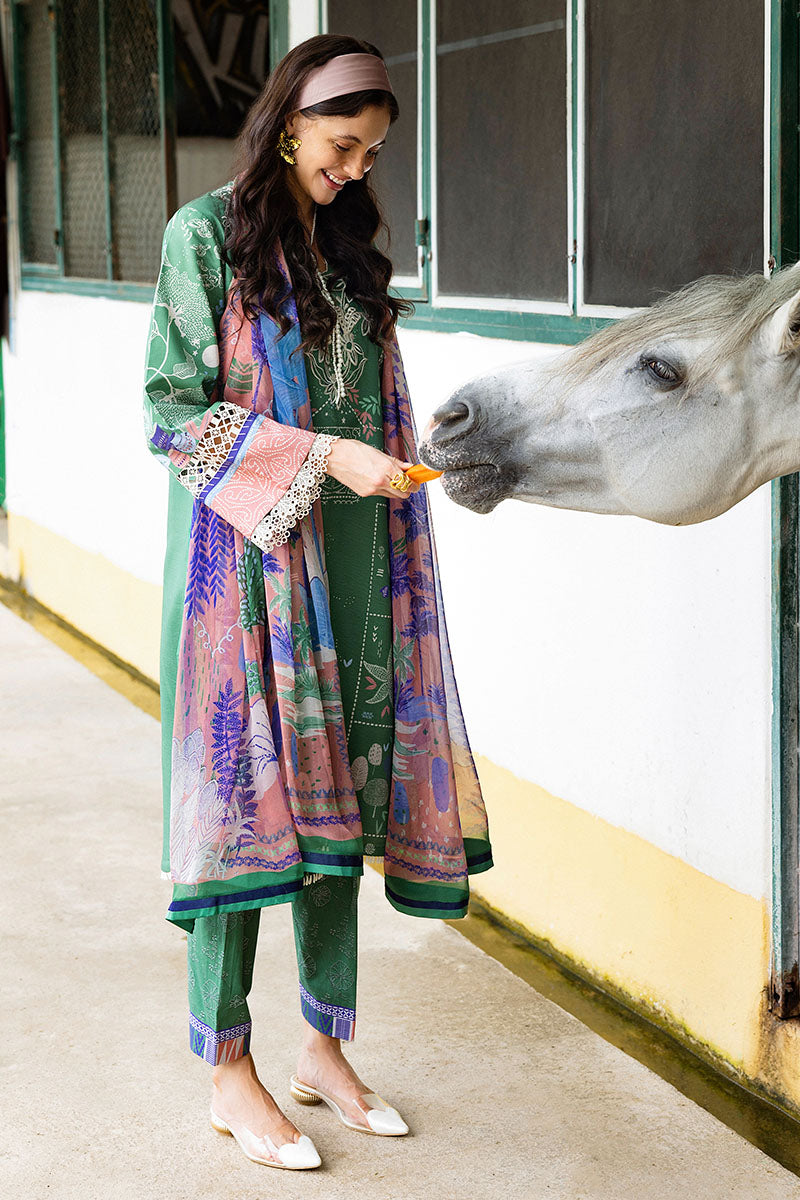 Flor Jazmin | Mirasol Unstitched Printed Cambric | Mushq