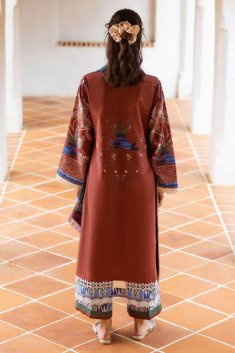 Santo Mio | Mirasol Unstitched Printed Cambric | Mushq