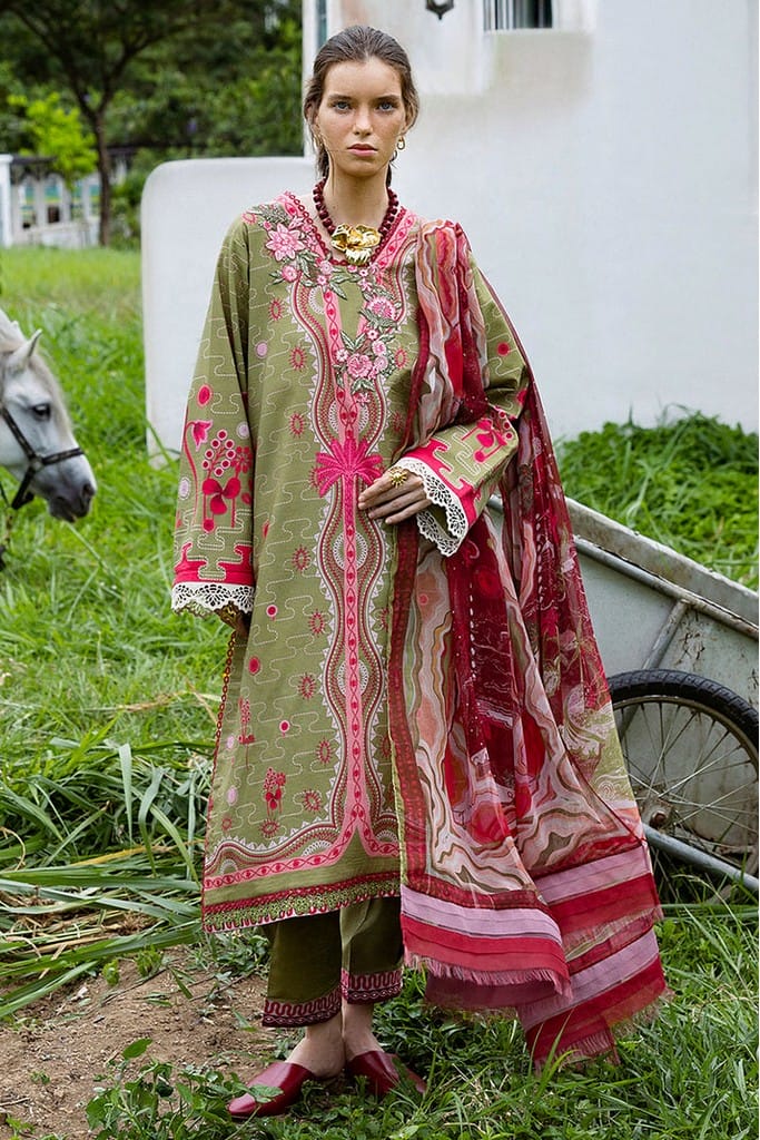 Cielo Sol | Mirasol Unstitched Printed Cambric | Mushq