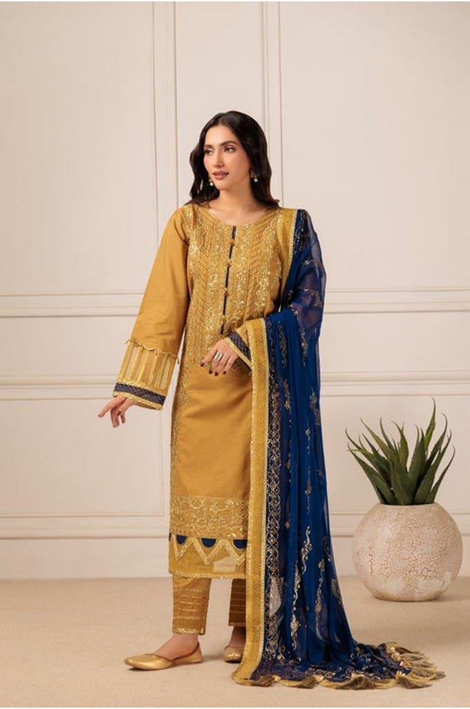 DHANI-CAMBRIC-3 PC || KAAMDANI COLLECTION '23 || BONANZA SATRANGI in UK USA UAE online kapraye.com