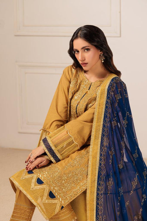 DHANI-CAMBRIC-3 PC || KAAMDANI COLLECTION '23 || BONANZA SATRANGI in UK USA UAE online kapraye.com