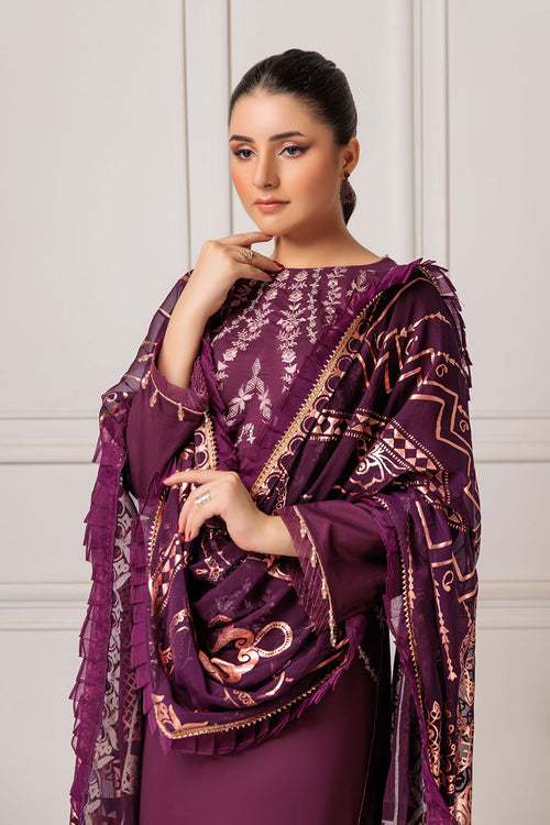 PURPLE-CAMBRIC-3 PC || CHAMAK DAMAK 2023 || BONANZA SATRANGI in UK USA UAE online kapraye.com