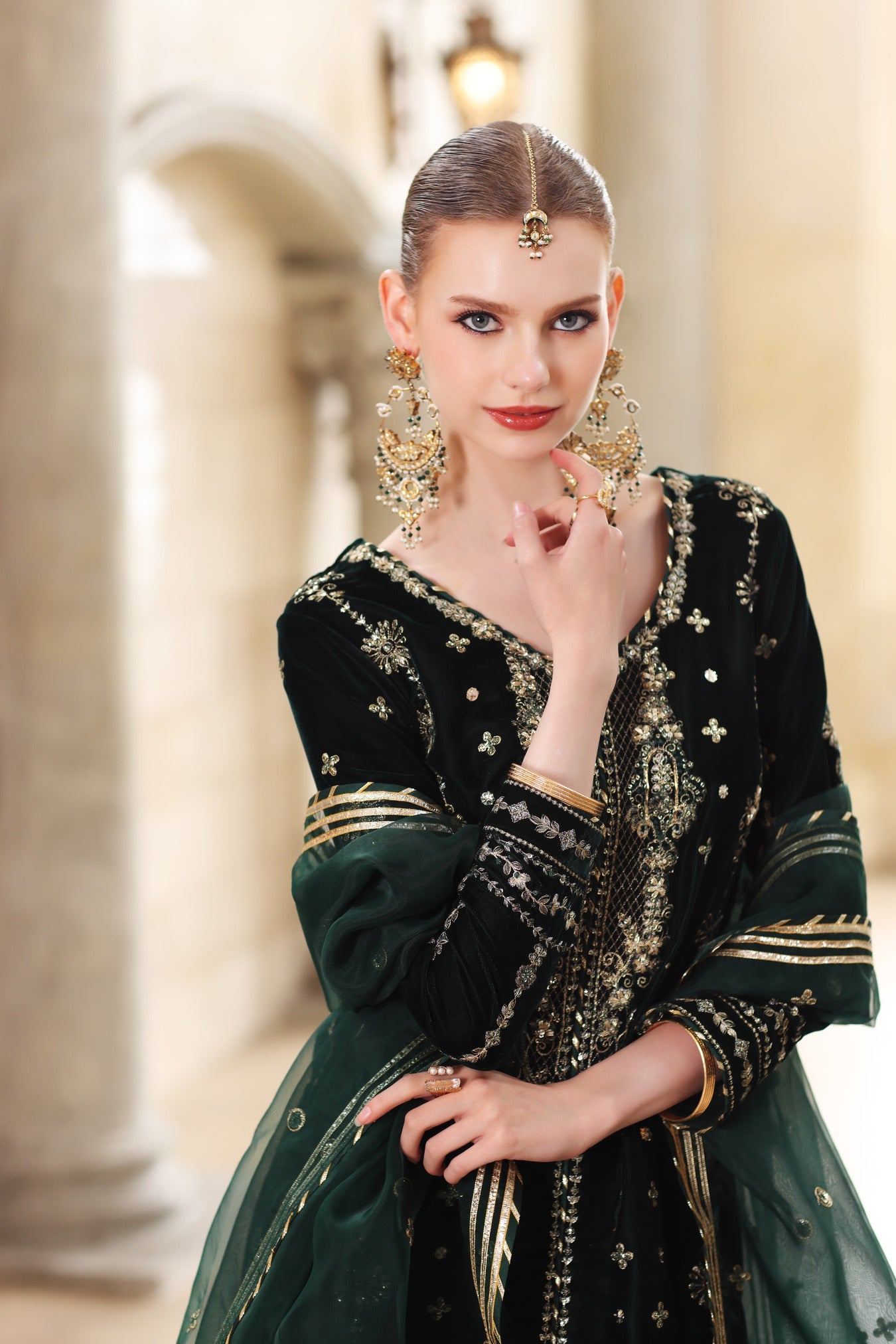 Zamurrud | HANDCRAFTED VELVET '25 | NOOR BY SADIA ASAD