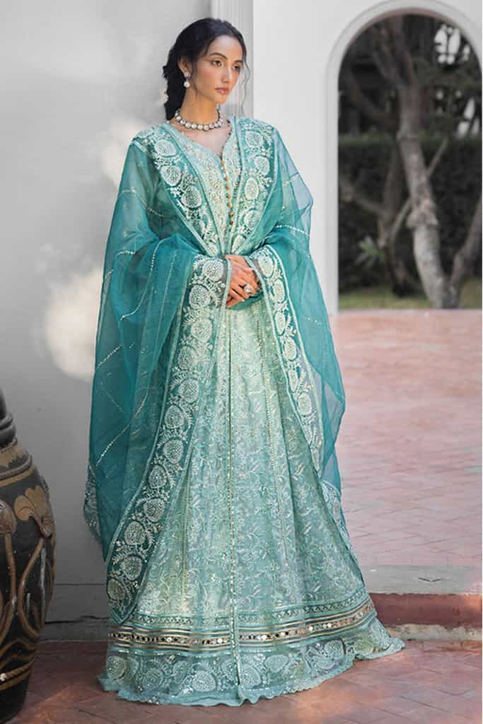 MEERA | ROOHI UNSTITCHED LUXURY COLLECTION | MUSHQ in UK USA UAE online kapraye.com