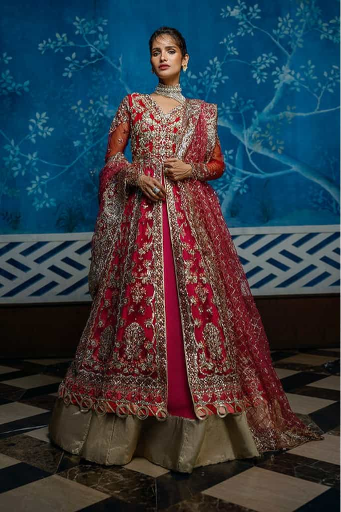 Red Carpet | Stardust - Unstitched Wedding Collection '24 | Mushq in UK USA UAE online kapraye.com