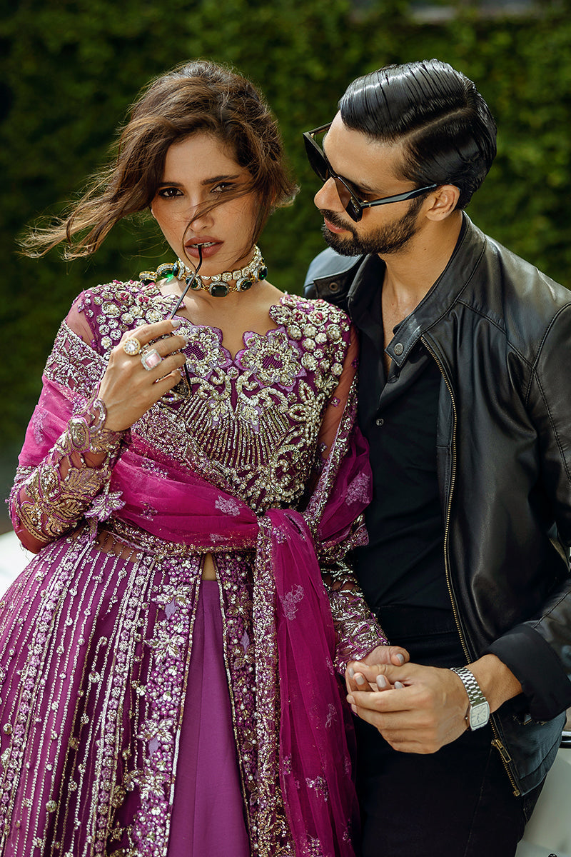 Starstruck Elegance | Stardust - Unstitched Wedding Collection '24 | Mushq in UK USA UAE online kapraye.com