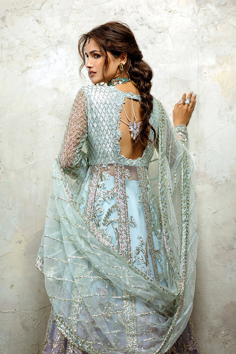 Silver Screen | Stardust - Unstitched Wedding Collection '24 | Mushq in UK USA UAE online kapraye.com