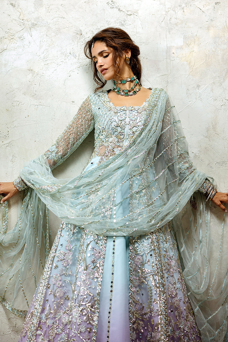 Silver Screen | Stardust - Unstitched Wedding Collection '24 | Mushq in UK USA UAE online kapraye.com