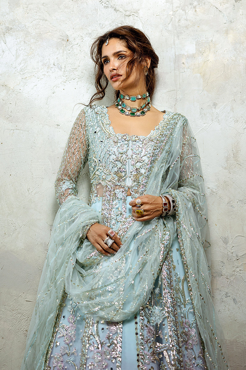 Silver Screen | Stardust - Unstitched Wedding Collection '24 | Mushq in UK USA UAE online kapraye.com