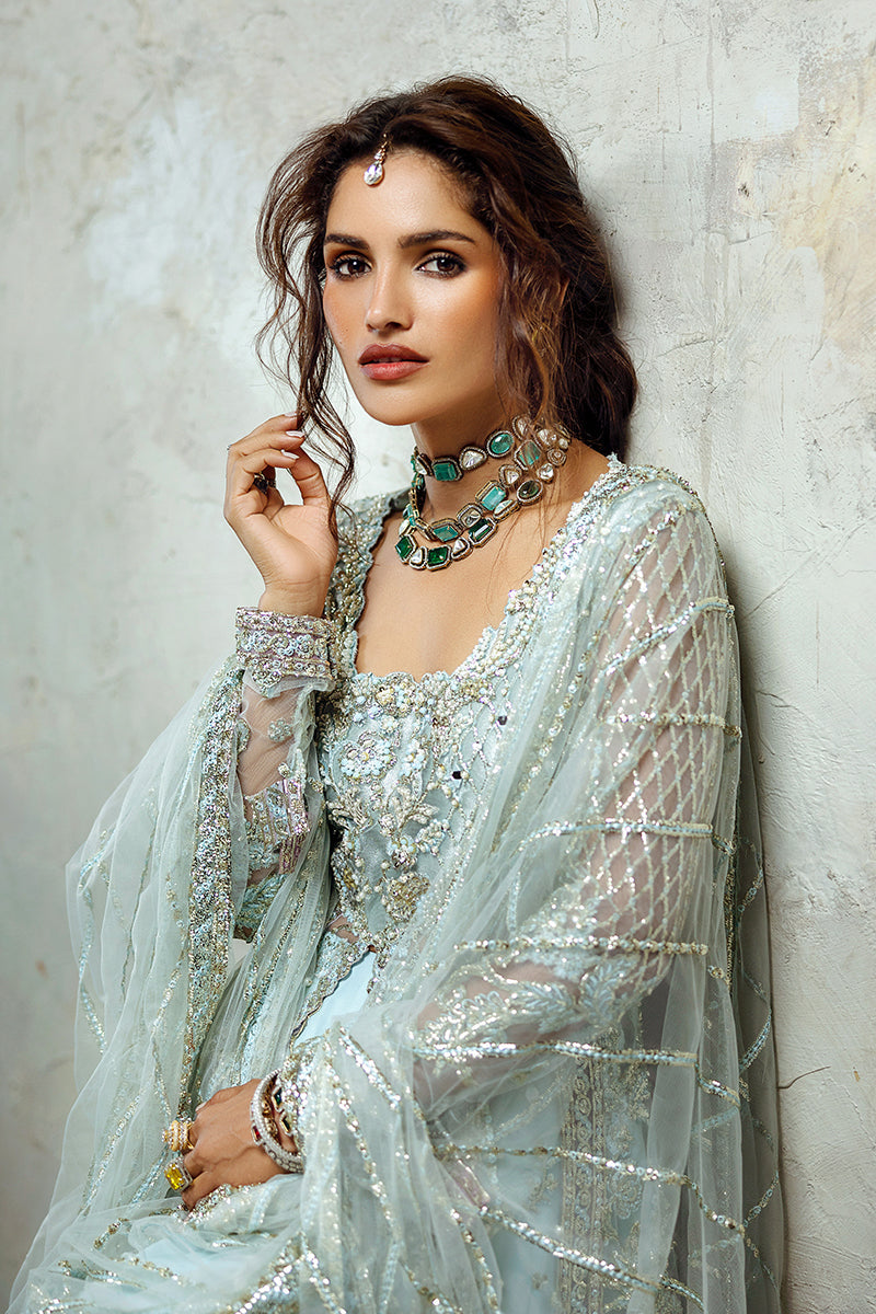 Silver Screen | Stardust - Unstitched Wedding Collection '24 | Mushq in UK USA UAE online kapraye.com