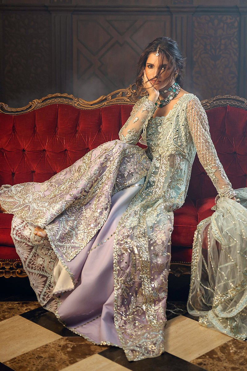 Silver Screen | Stardust - Unstitched Wedding Collection '24 | Mushq in UK USA UAE online kapraye.com