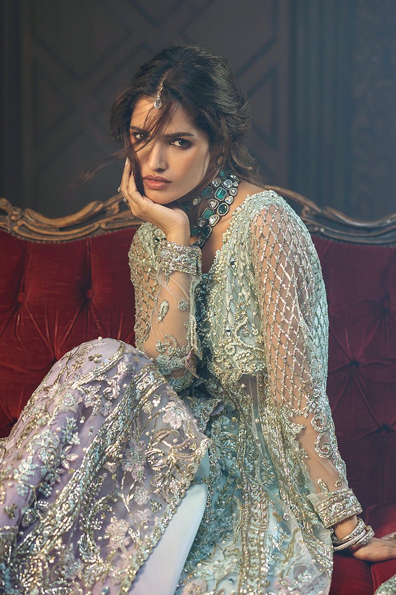 Silver Screen | Stardust - Unstitched Wedding Collection '24 | Mushq in UK USA UAE online kapraye.com