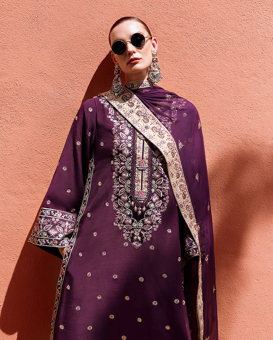 Minerva | NUVERA UNSTITCHED RAW SILK | MUSHQ