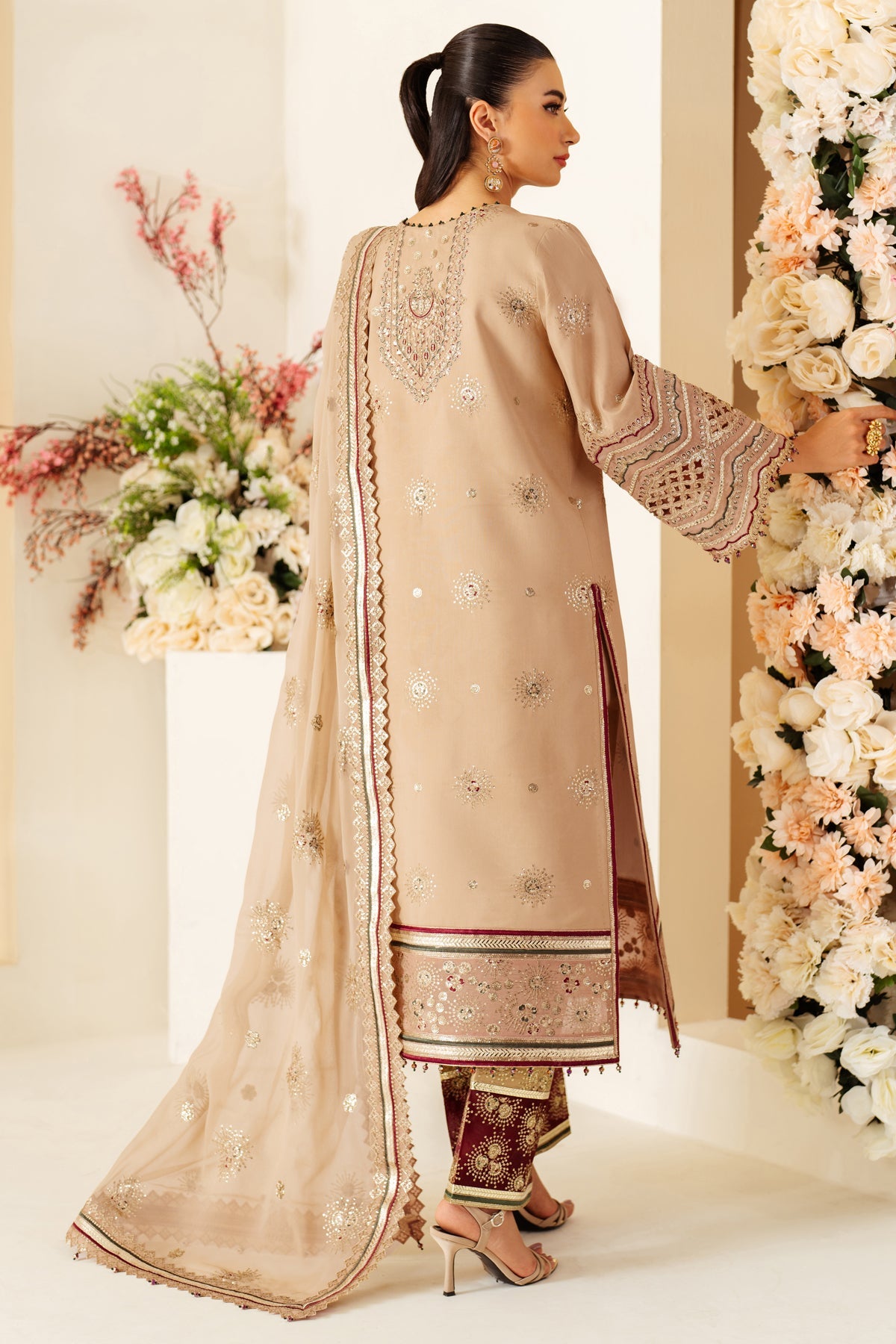 AF-RS-06-Oak | Luxe - Luxury Raw Silk | Alizeh Fashion in UK USA UAE online kapraye.com