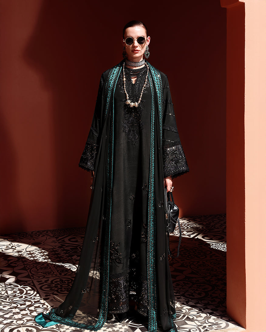 Raveena | NUVERA UNSTITCHED RAW SILK | MUSHQ
