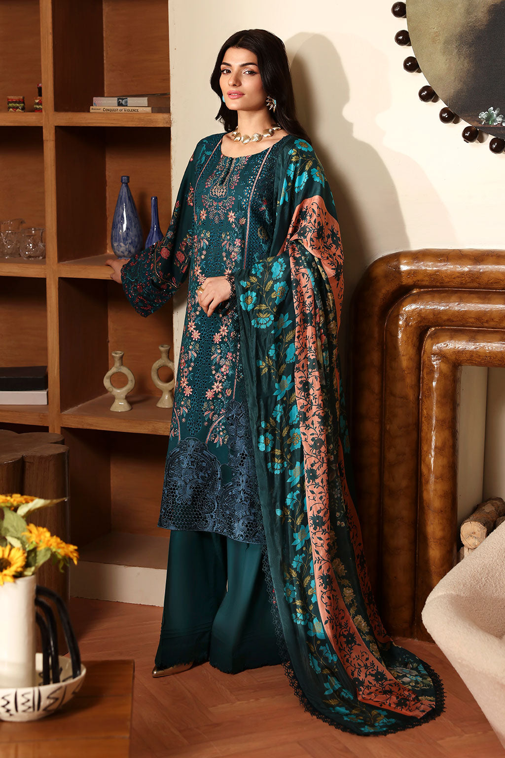 Y-1407 | RIWAYAT LUXURY LAWN | RAMSHA