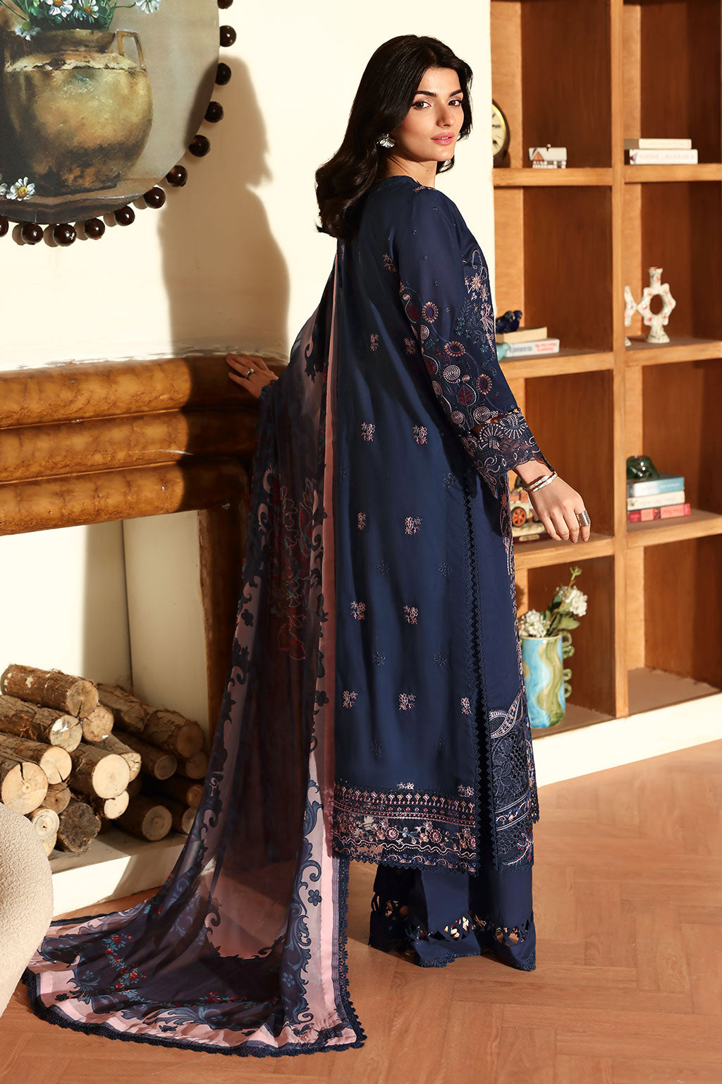 Y-1404 | RIWAYAT LUXURY LAWN | RAMSHA