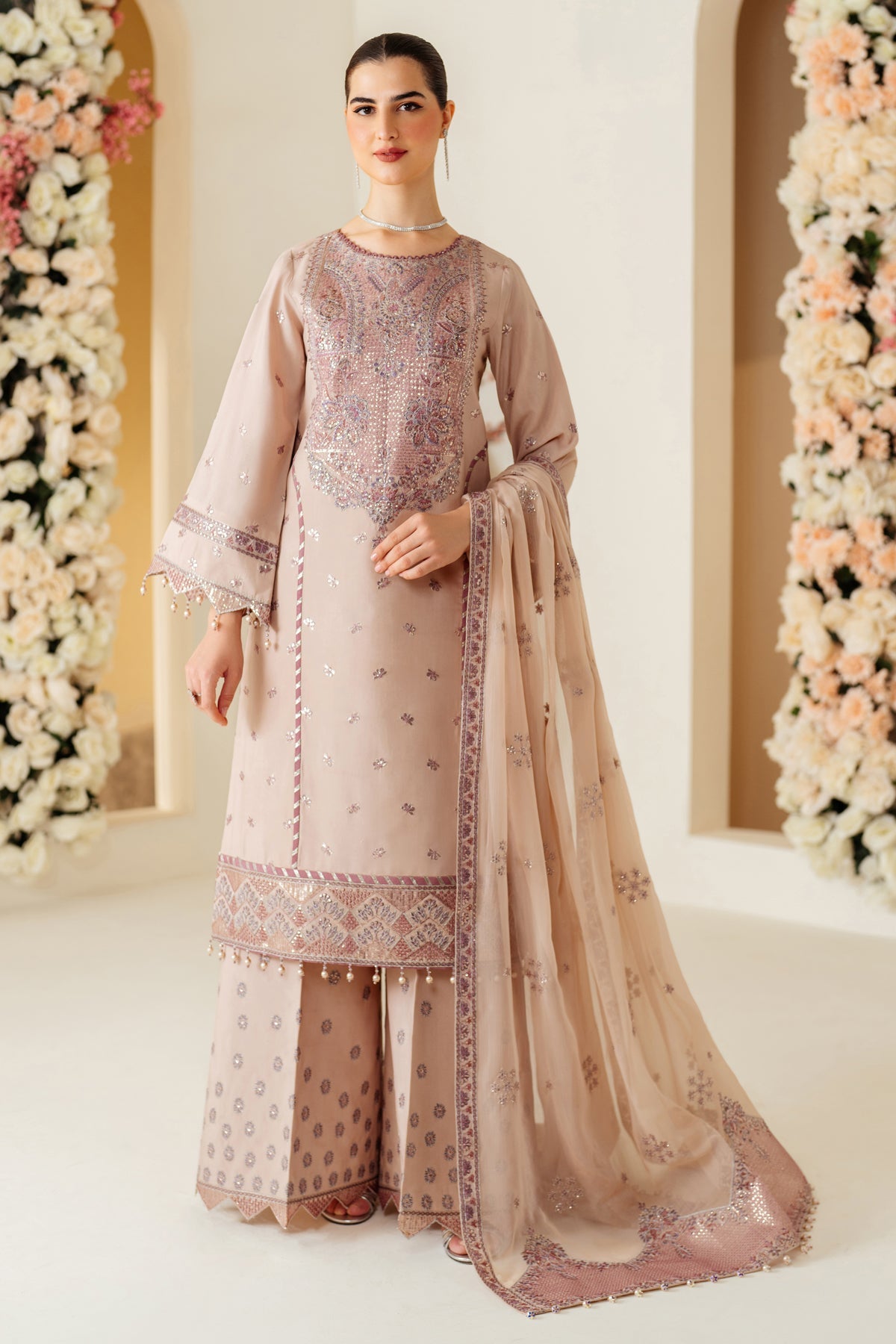 AF-RS-08-Taffy | Luxe - Luxury Raw Silk | Alizeh Fashion in UK USA UAE online kapraye.com