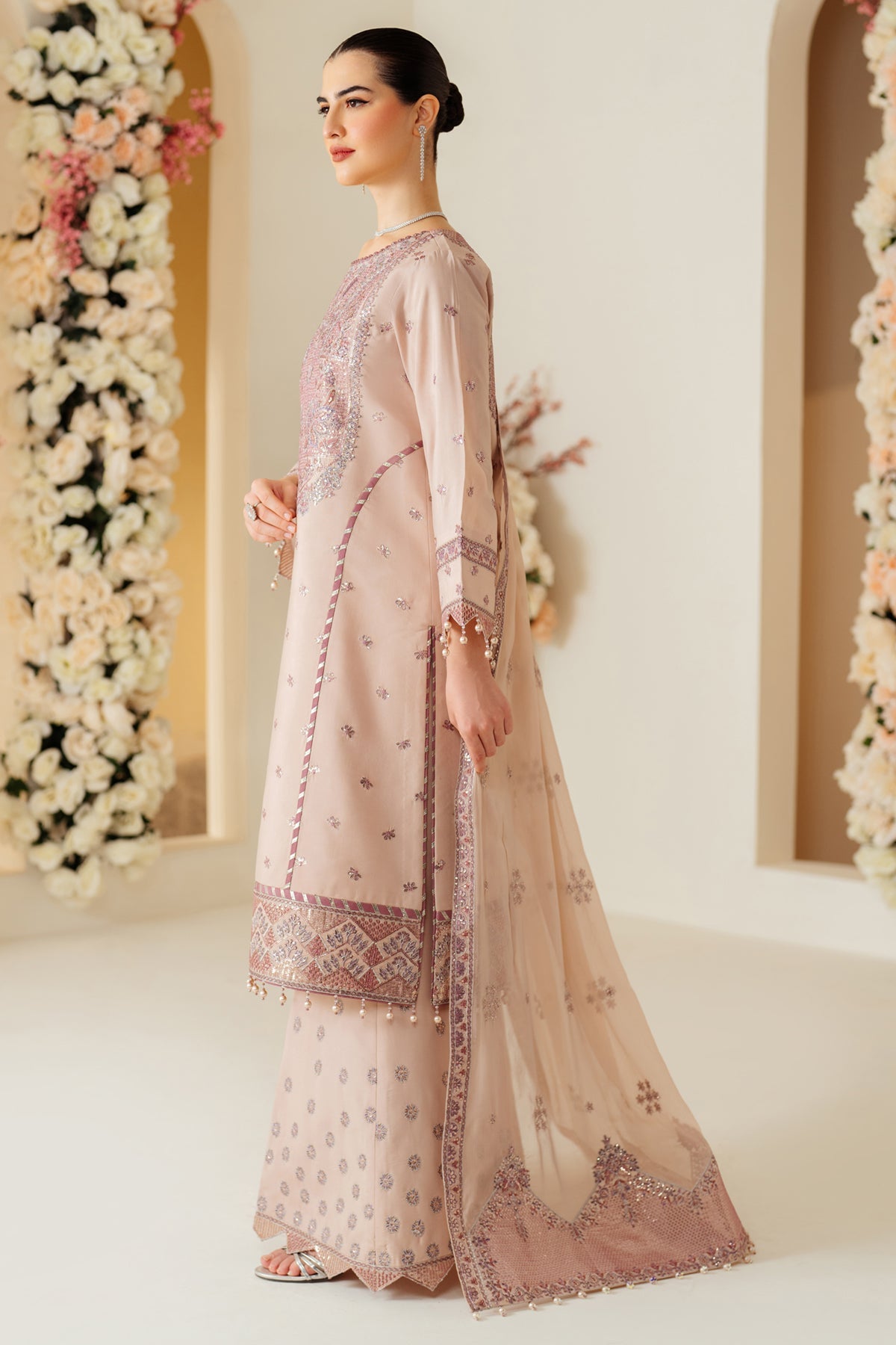 AF-RS-08-Taffy | Luxe - Luxury Raw Silk | Alizeh Fashion in UK USA UAE online kapraye.com