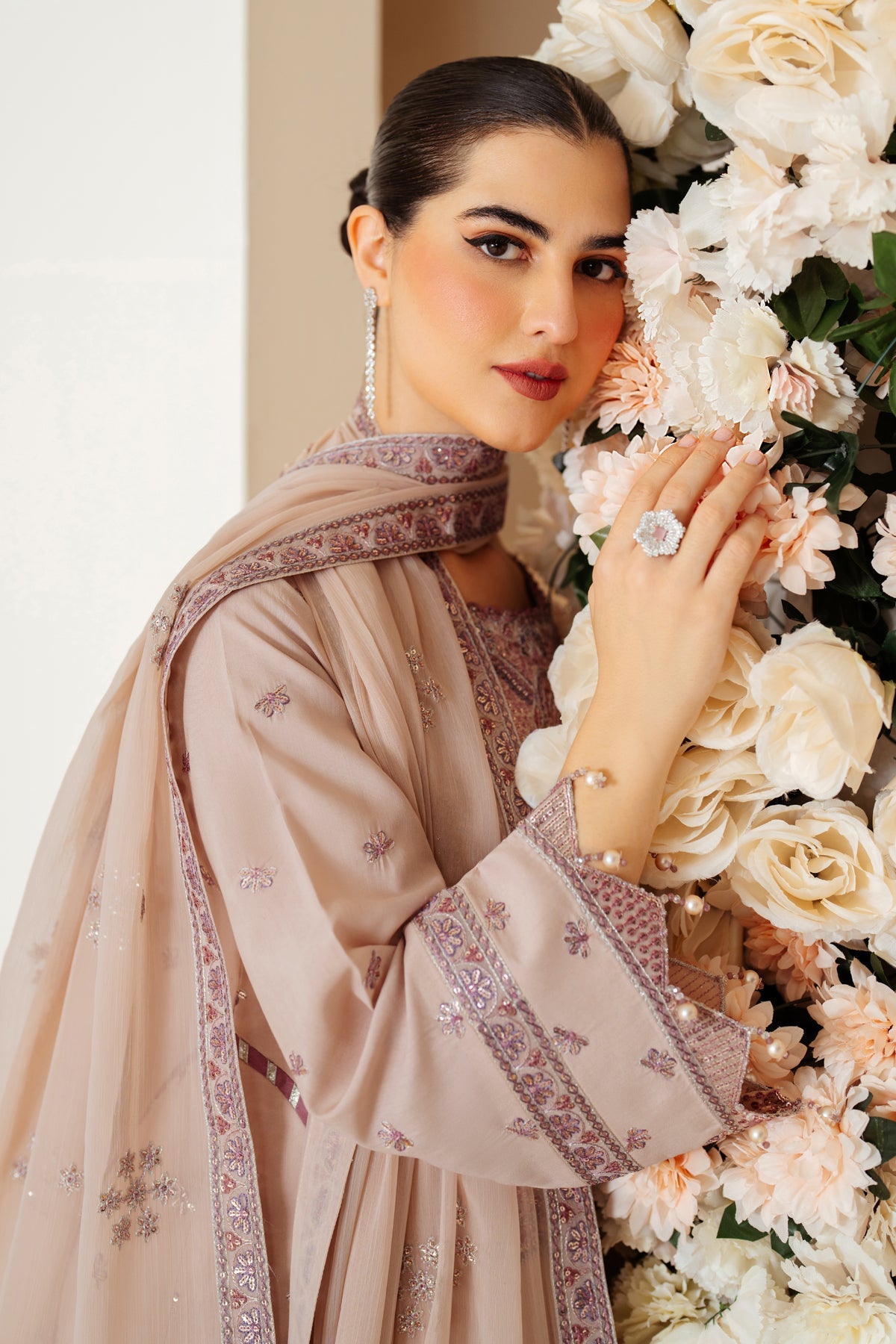 AF-RS-08-Taffy | Luxe - Luxury Raw Silk | Alizeh Fashion in UK USA UAE online kapraye.com