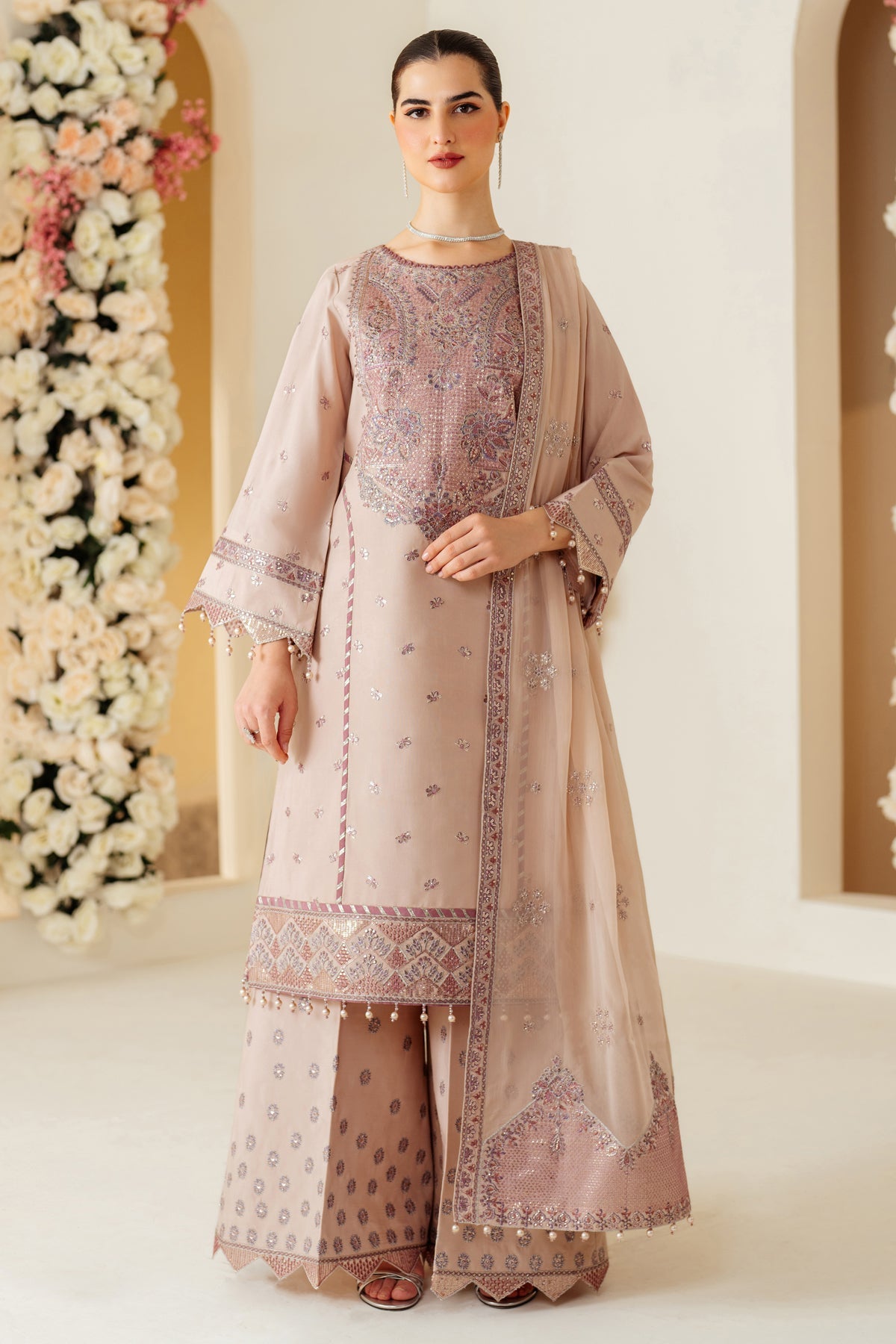 AF-RS-08-Taffy | Luxe - Luxury Raw Silk | Alizeh Fashion in UK USA UAE online kapraye.com