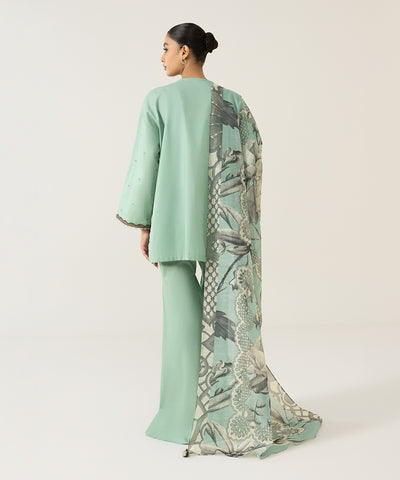 3 PIECE - EMBROIDERED TEXTURED LAWN SUIT | SIGNATURE LAWN VOL 4 | SAPPHIRE in UK USA UAE online kapraye.com