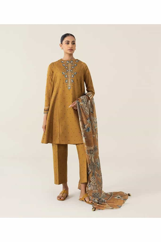 3 PIECE - EMBROIDERED TEXTURED LAWN SUIT | SIGNATURE LAWN VOL 4 | SAPPHIRE in UK USA UAE online kapraye.com