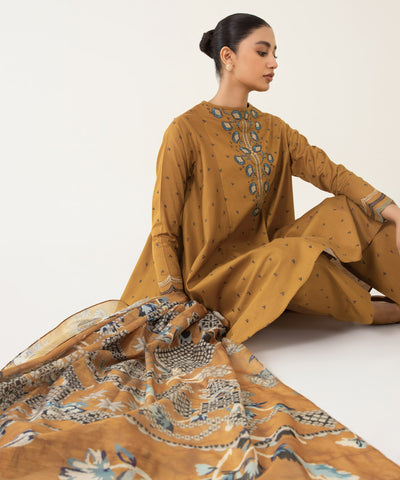 3 PIECE - EMBROIDERED TEXTURED LAWN SUIT | SIGNATURE LAWN VOL 4 | SAPPHIRE in UK USA UAE online kapraye.com