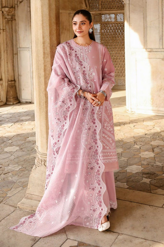 LAVENDER MIST-3PC EMBROIDERED LAWN SUIT | EID LAWN '26 | CROSS STITCH