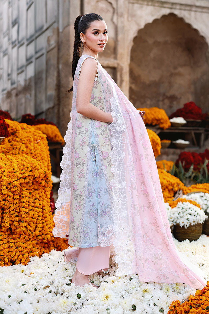 ROSE VEIL-3PC PRINTED LAWN SUIT | EID LAWN '26 | CROSS STITCH