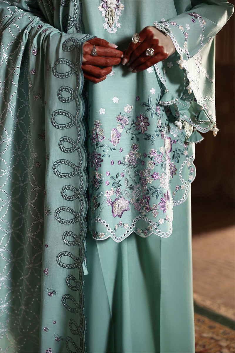 MEADOW MUSE-3PC EMBROIDERED LAWN SUIT | EID LAWN '26 | CROSS STITCH
