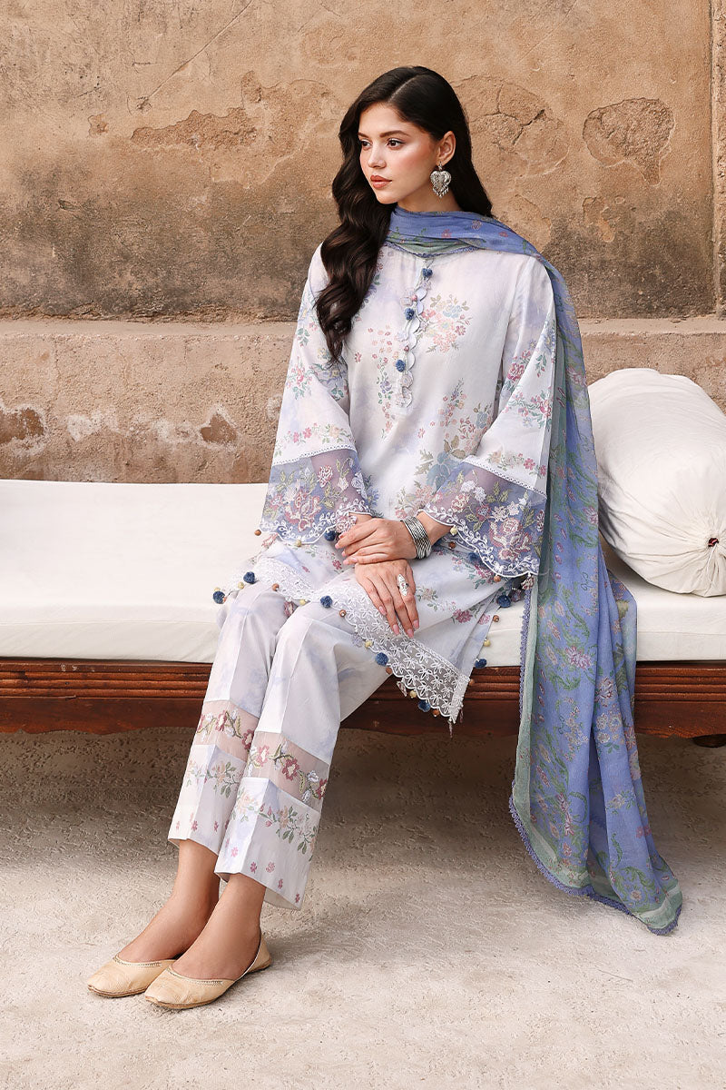 VINTAGE PETAL-3PC PRINTED LAWN SUIT | EID LAWN '26 | CROSS STITCH