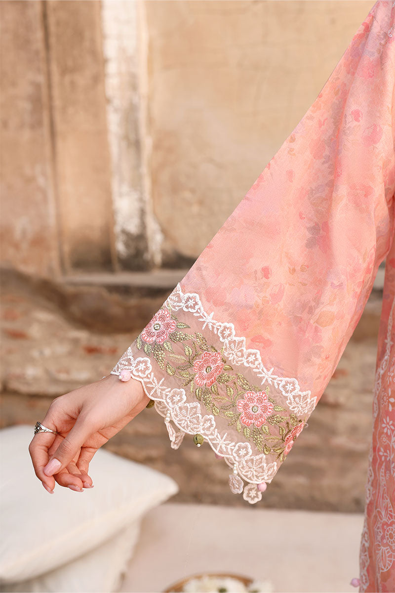 MUTED BLUSH-3PC PRINTED LAWN SUIT | EID LAWN '26 | CROSS STITCH