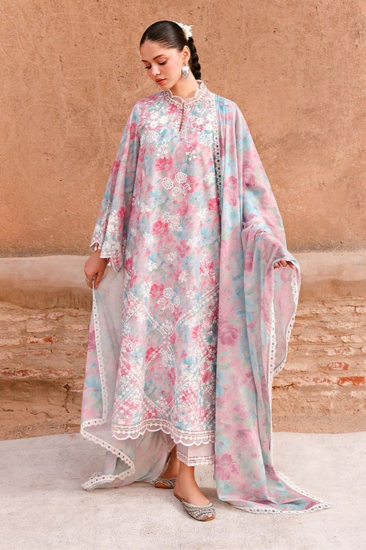 VELVET DUSK-3PC PRINTED & EMBROIDERED LAWN SUIT | EID LAWN '26 | CROSS STITCH