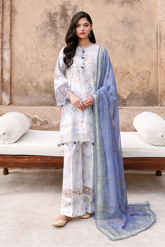 VINTAGE PETAL-3PC PRINTED LAWN SUIT | EID LAWN '26 | CROSS STITCH