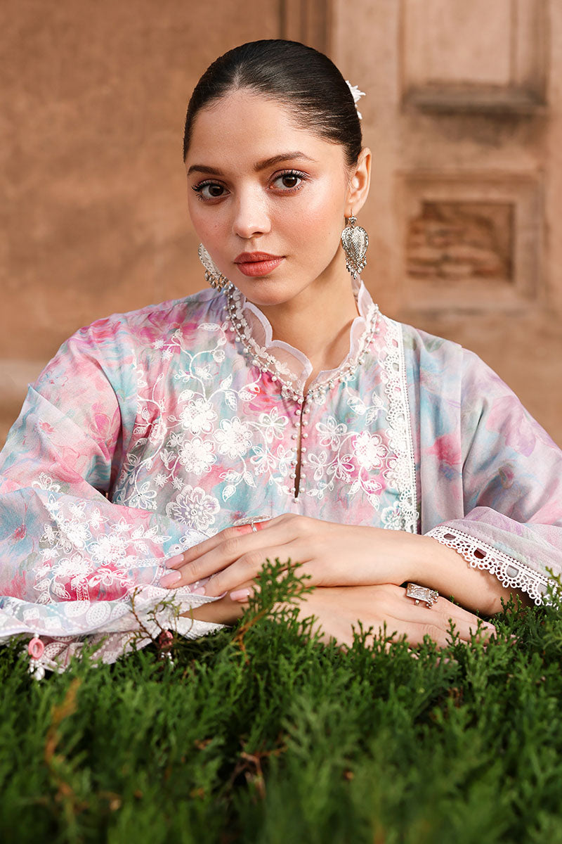 VELVET DUSK-3PC PRINTED & EMBROIDERED LAWN SUIT | EID LAWN '26 | CROSS STITCH