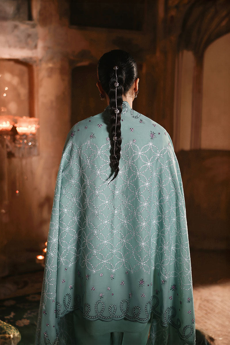 MEADOW MUSE-3PC EMBROIDERED LAWN SUIT | EID LAWN '26 | CROSS STITCH