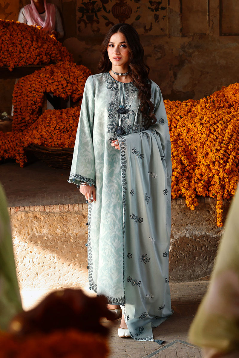 AZURE DREAM-3PC EMBROIDERED LAWN SUIT | EID LAWN '26 | CROSS STITCH