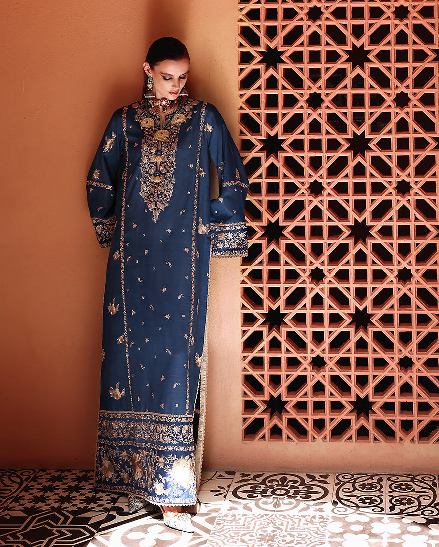 Vivian | NUVERA UNSTITCHED RAW SILK | MUSHQ