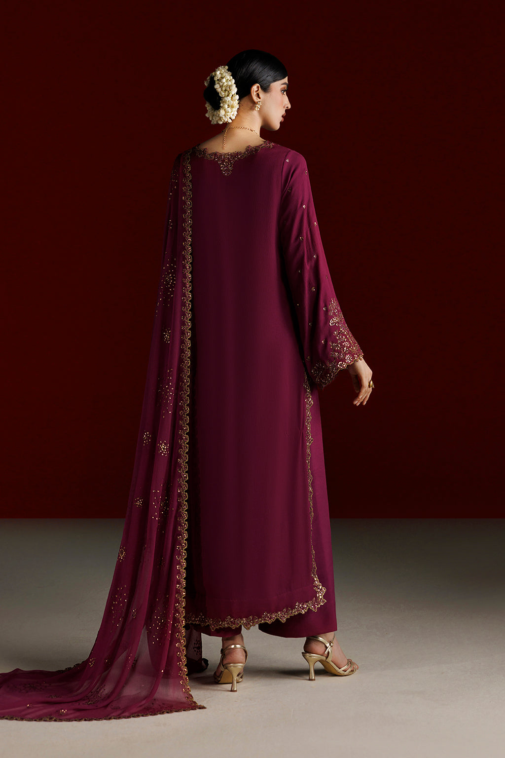 CC-109 Embroidered Chiffon | SEMI FORMALS VOL 1 | IZNIK in UK USA UAE online kapraye.com