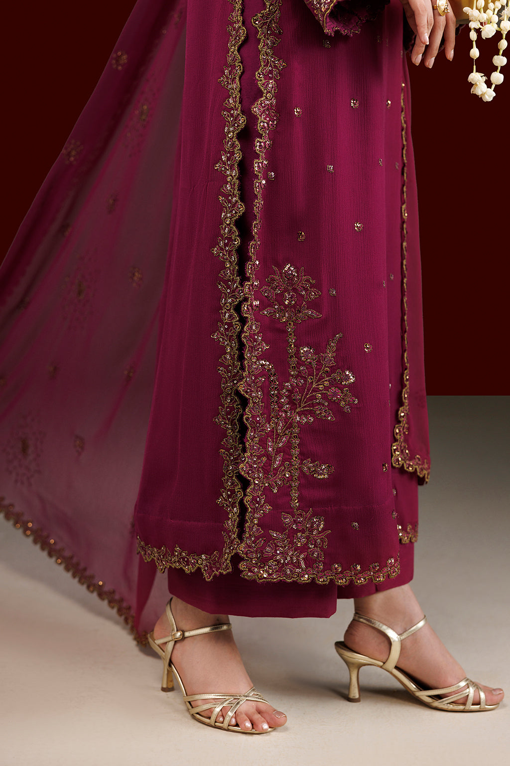 CC-109 Embroidered Chiffon | SEMI FORMALS VOL 1 | IZNIK in UK USA UAE online kapraye.com