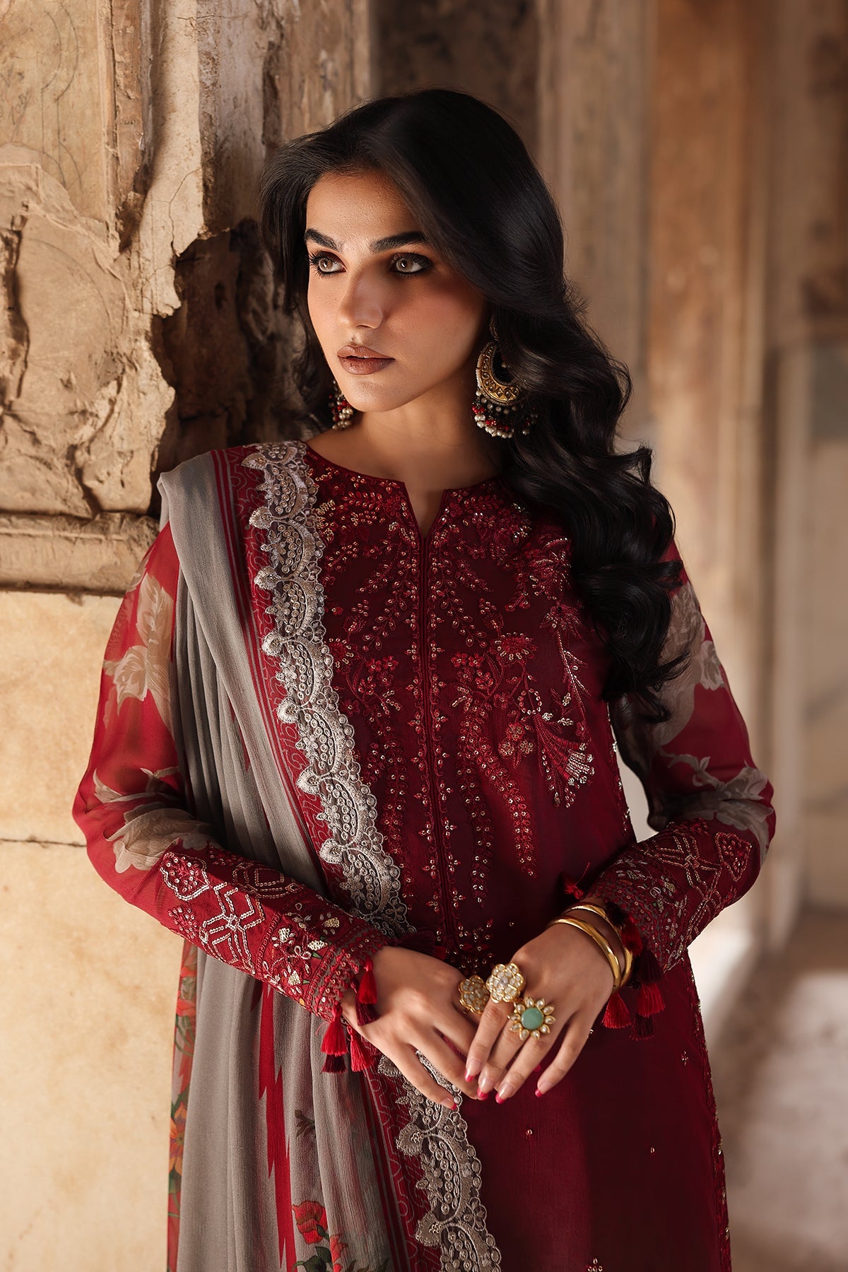 VSL25-45 | VASAL - Vol 6 Unstitched Luxury Chiffon | CHARIZMA